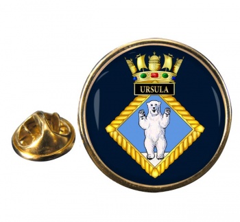 HMS Ursula (Royal Navy) Round Pin Badge