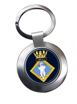 HMS Ursula (Royal Navy) Chrome Key Ring