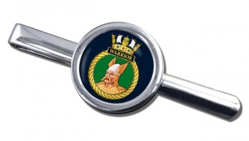 HMS Warrior (Royal Navy) Round Tie Clip