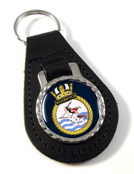 HMS Waterwitch (Royal Navy) Leather Key Fob