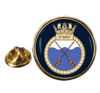 HMS X Craft (Royal Navy) Round Pin Badge