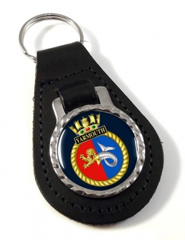HMS Yarmouth (Royal Navy) Leather Key Fob