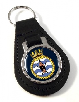 HMS Zulu (Royal Navy) Leather Key Fob