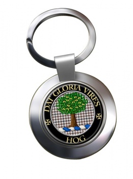 Hog Scottish Clan Chrome Key Ring