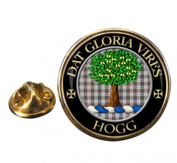 Hogg Scottish Clan Round Pin Badge