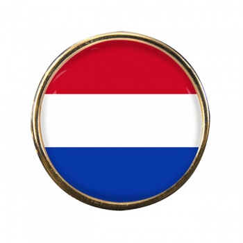 Netherlands Nederland Round Pin Badge