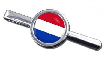 Netherlands Nederland Round Tie Clip