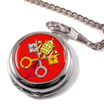 Holy See Coat of Arms Pocket Watch
