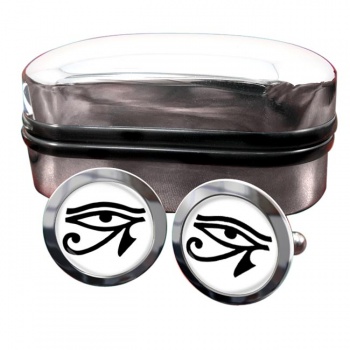 Eye of Horus Round Cufflinks