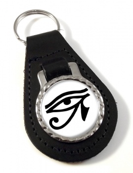 Eye of Horus Leather Key Fob