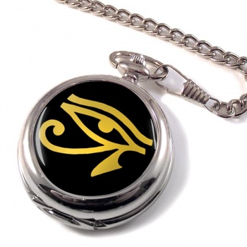 Eye of Horus Gold Pocket Watch