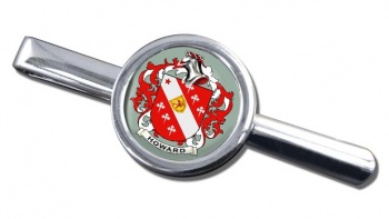 Howard Coat of Arms Round Tie Clip