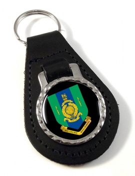 HQ3 Commando Brigade Royal Marines Leather Key Fob