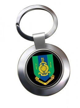 HQ3 Commando Brigade Royal Marines Chrome Key Ring