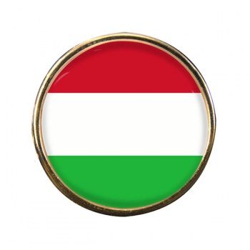 Hungary Round Pin Badge