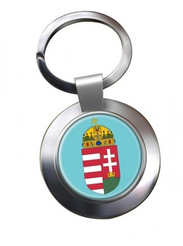 Hungary Coat of Arms Metal Key Ring