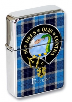 Hutton Scottish Clan Flip Top Lighter