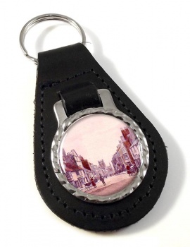 High West Street Dorchester Leather Key Fob
