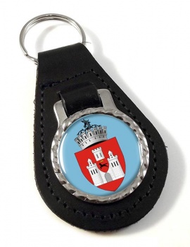 Iasi (Romania) Leather Key Fob