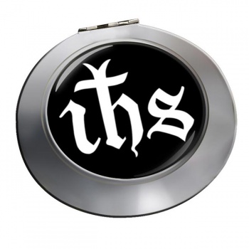 Monogram of Jesus Chrome Mirror