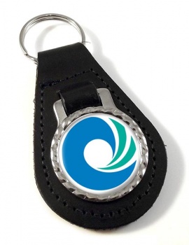 Incheon (South Korea) Leather Key Fob