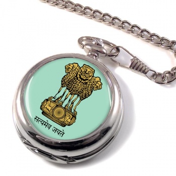 India Crest Pocket Watch