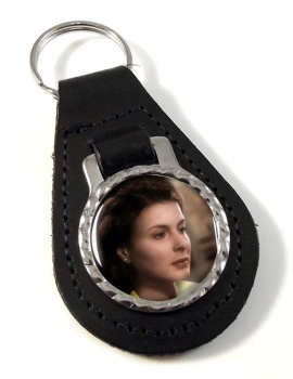 Ingrid Bergman Leather Key Fob