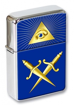 Masonic Lodge Inner Guard Flip Top Lighter