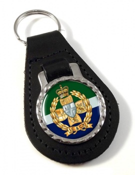 Inns of Court & City Yeomanry (British Army) Leather Key Fob