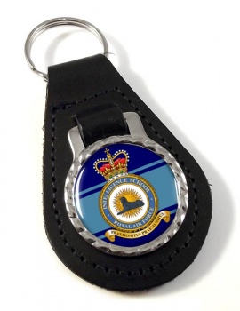 Intelligence School (Royal Air Force) Leather Key Fob