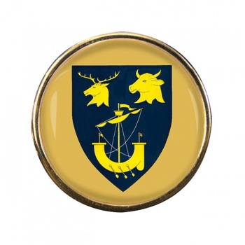 Inverness-shire (Scotland) Round Pin Badge