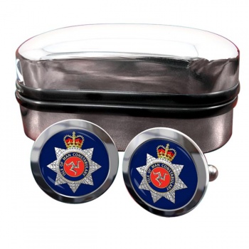 Isle of Man Constabulary Round Cufflinks