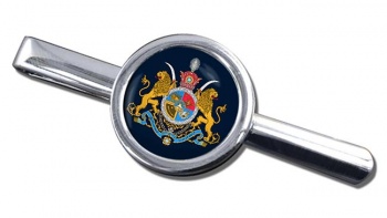 Imperial Coat of Arms Iran Round Tie Clip