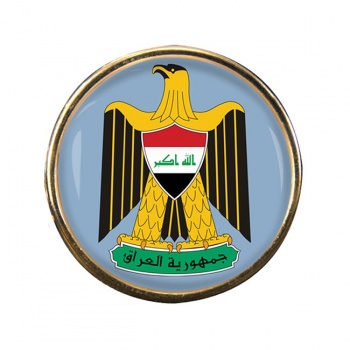 Iraq Round Pin Badge
