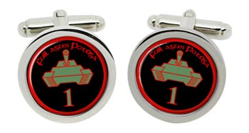 1st Tank Squadron Irish Defence Forces Cufflinks in Box