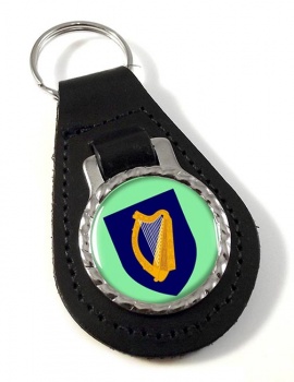 Coat of arms of Ireland Leather Key Fob