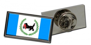 Irkutsk Oblast Flag Pin Badge