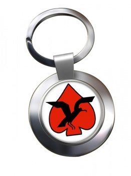 133 Squadron IAF Chrome Key Ring