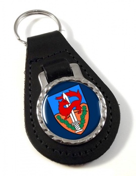 Givati Brigade (IDF) Leather Key Fob