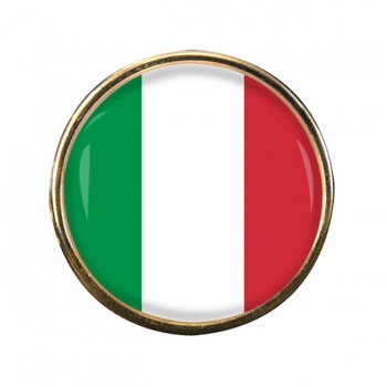 Italy Italia Round Pin Badge