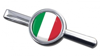 Italy Italia Round Tie Clip