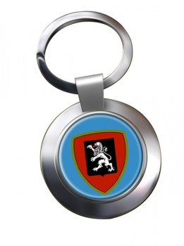 Brigata Meccanizzata Aosta (Italian Army) Chrome Key Ring