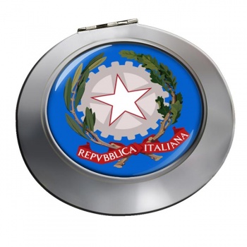 Stemma Italiano (Italy) Round Mirror