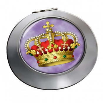 Italian King's Crown Chrome Mirror