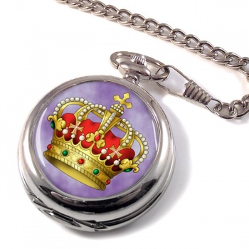Italian King's Crown Pocket Watch