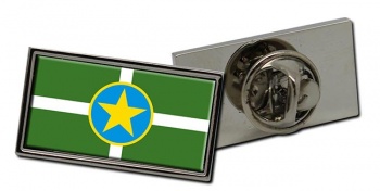 Jackson MS Flag Pin Badge