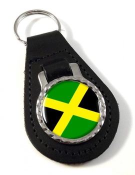 Jamaica Leather Key Fob