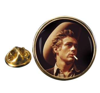 James Dean Round Pin Badge