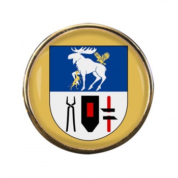 Jamtland (Sweden) Round Pin Badge