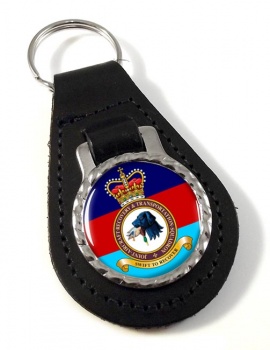 Joint Aircraft Recovery and Transportation Squadron Leather Key Fob